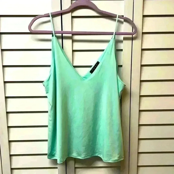 Fore Double Lined Tank Top Women’s Size Large Mint Green NWOT - Picture 1 of 3